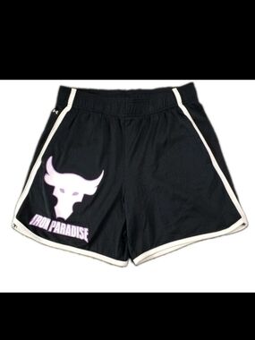 ​Under Armour Project Rock Disrupt Mesh Shorts Mens Large Black GUC